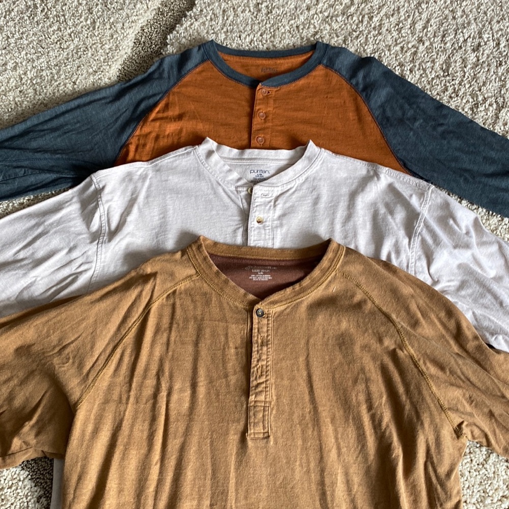 Lot of mens long sleeve shirts